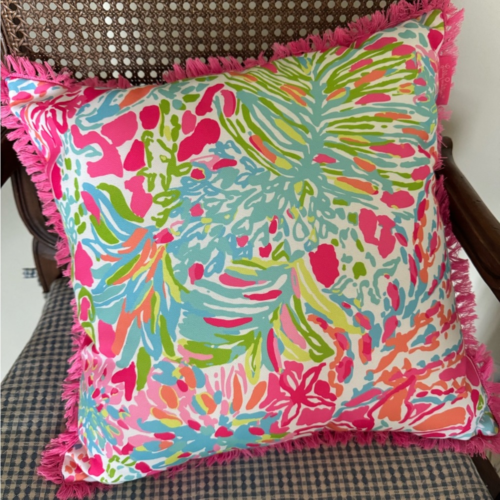 Indoor outdoor Lilly pillow